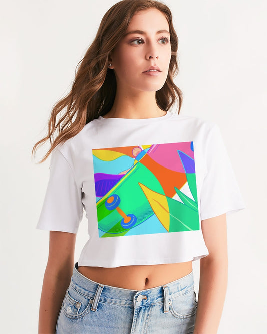 MN-AK1 Women's Cropped Tee