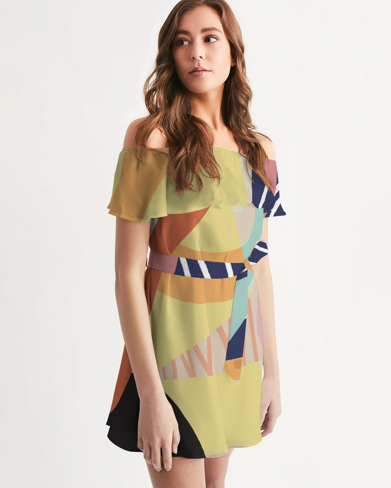 MN-AI1 Women's Off-Shoulder Dress