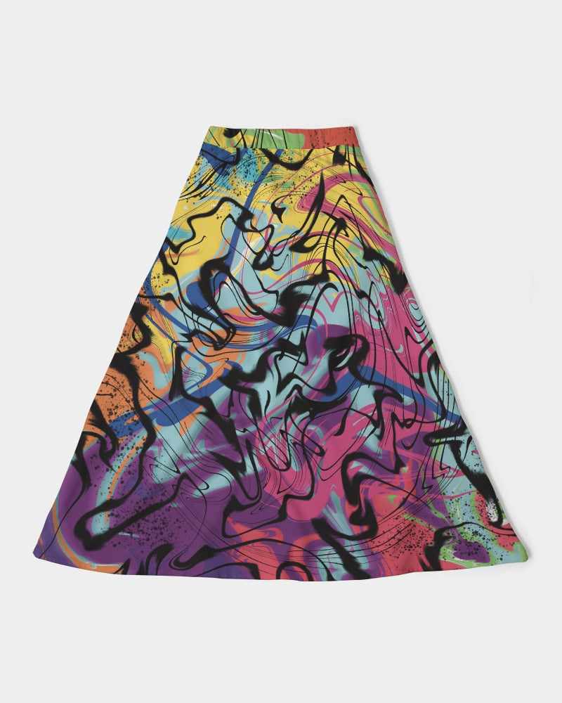 MN-AI2 Women's A-Line Midi Skirt