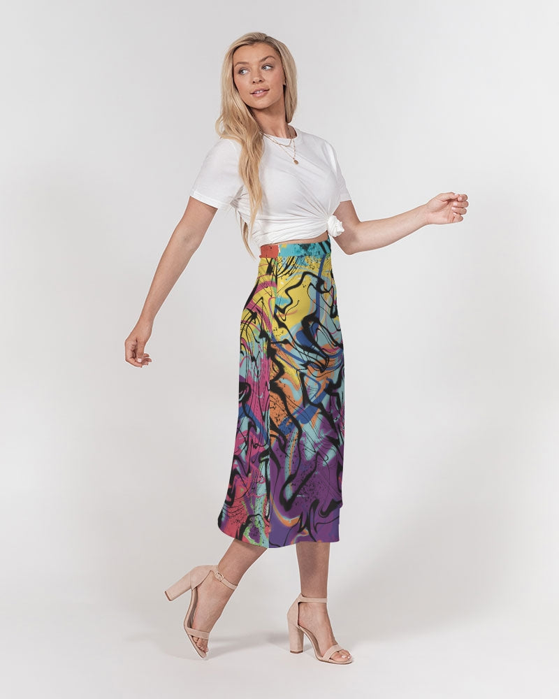 MN-AI2 Women's A-Line Midi Skirt