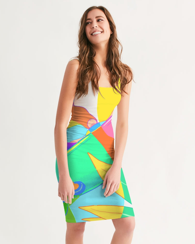 MN-AK1 Women's Midi Bodycon Dress