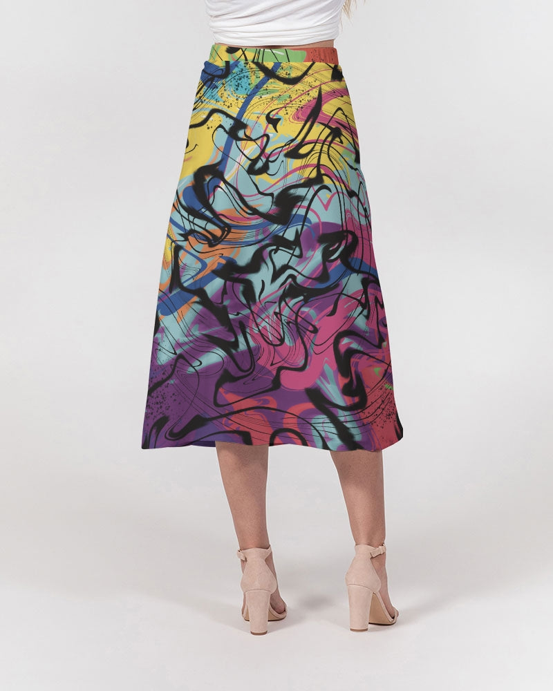 MN-AI2 Women's A-Line Midi Skirt