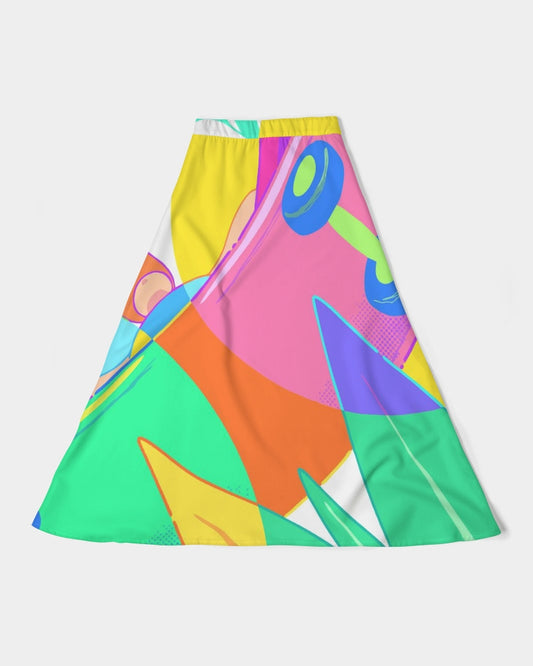 MN-AK1 Women's A-Line Midi Skirt