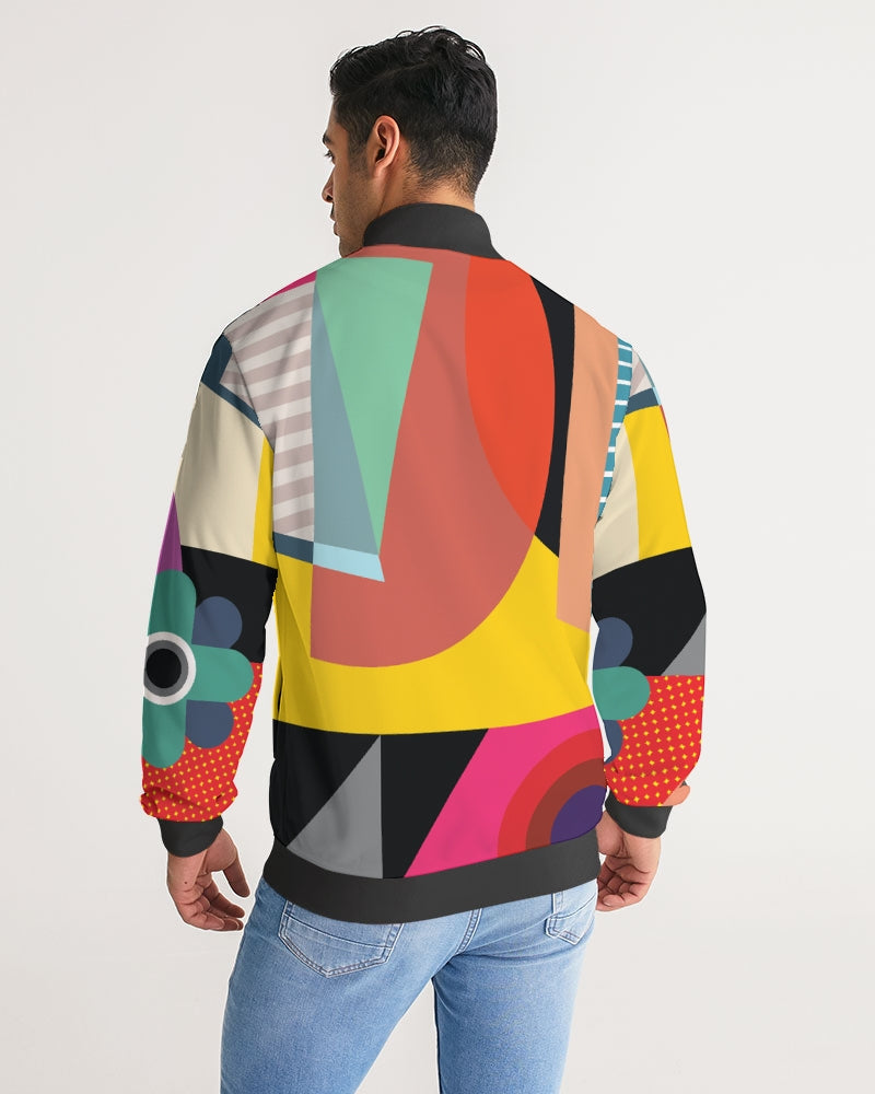 MN-AI5 Men's Stripe-Sleeve Track Jacket