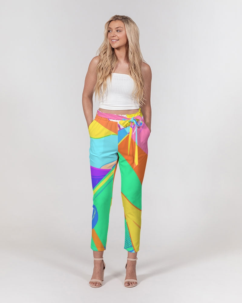 MN-AK1 Women's Belted Tapered Pants