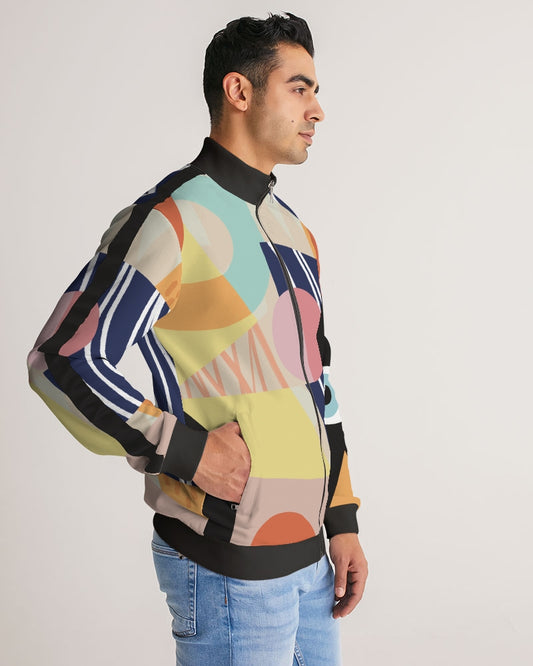 MN-AI1 Men's Stripe-Sleeve Track Jacket