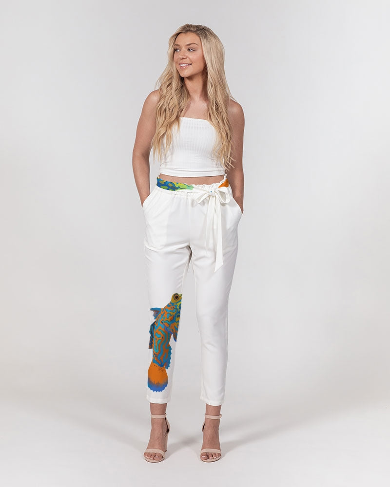 MN-MF Women's Belted Tapered Pants