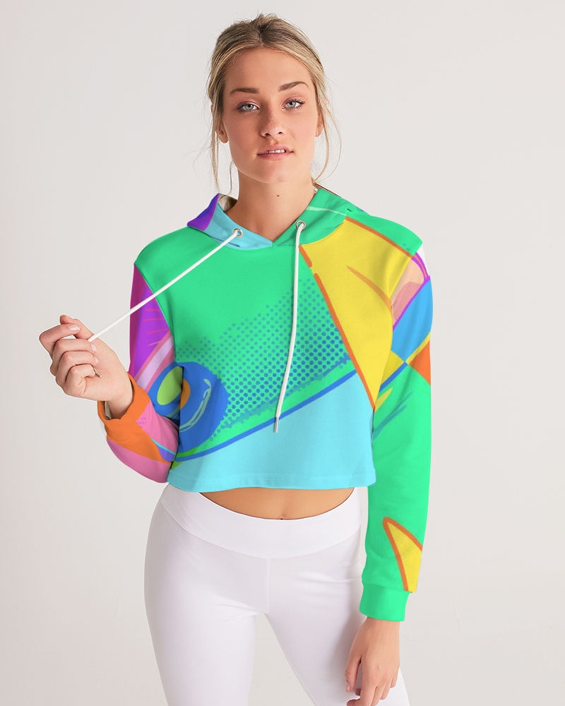 MN-AK1 Women's Cropped Hoodie