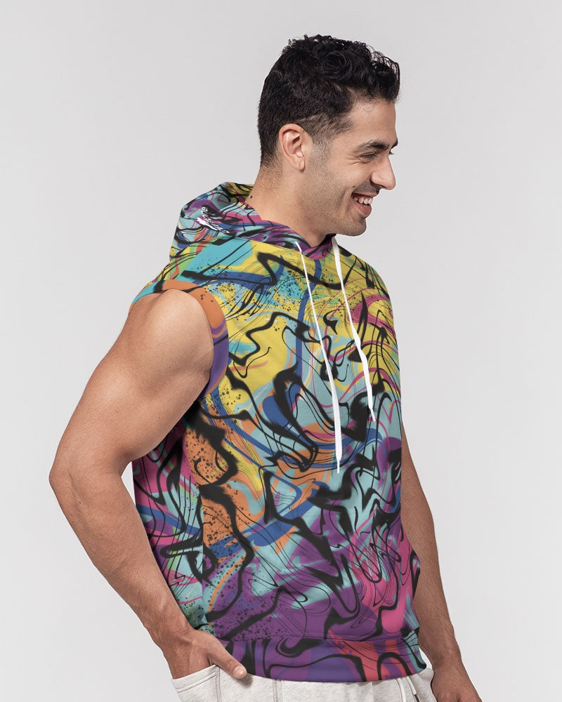 MN-AI2 Men's Premium Heavyweight Sleeveless Hoodie