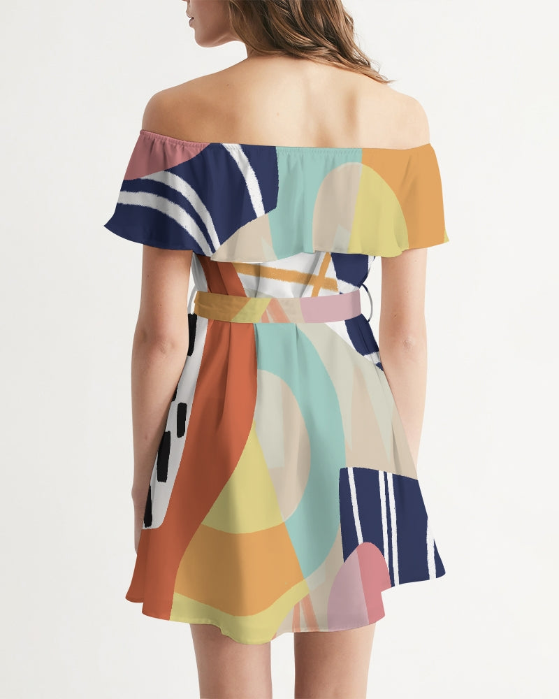 MN-AI1 Women's Off-Shoulder Dress