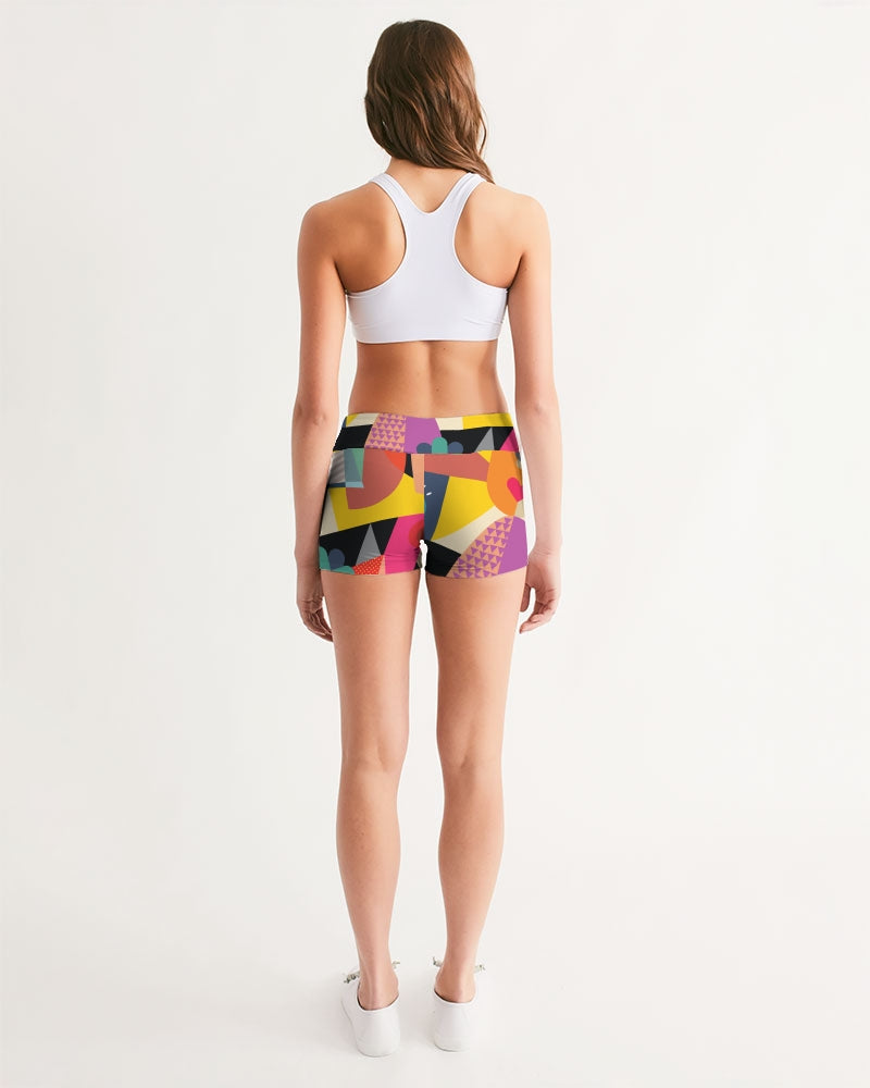 MN-AI5 Women's Mid-Rise Yoga Shorts