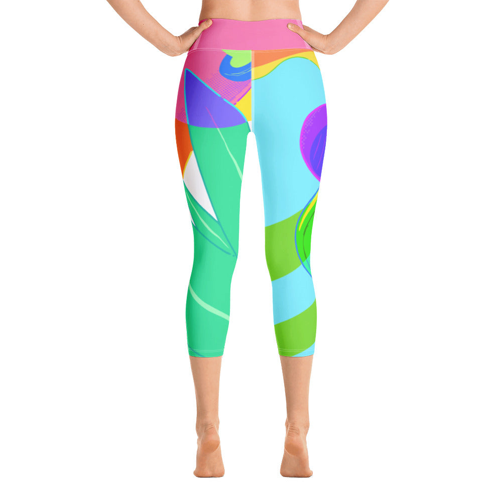 MN-AK1 Yoga Capri Leggings