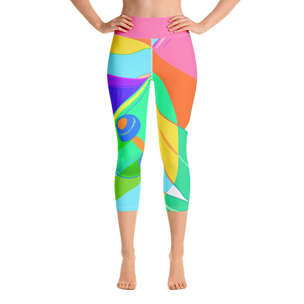 MN-AK1 Yoga Capri Leggings