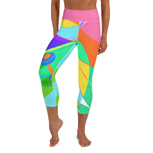 MN-AK1 Yoga Capri Leggings