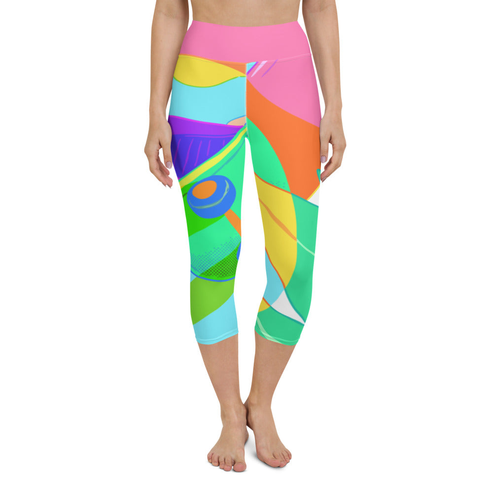 MN-AK1 Yoga Capri Leggings