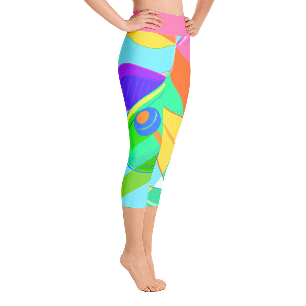 MN-AK1 Yoga Capri Leggings