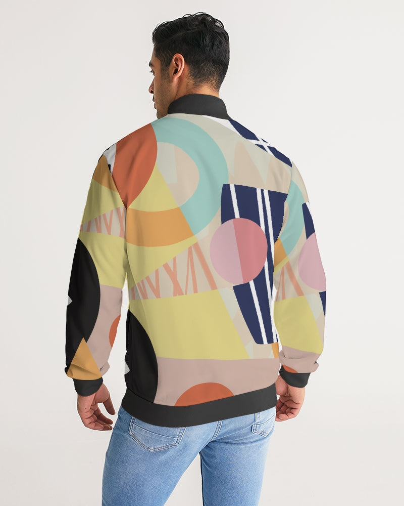 MN-AI1 Men's Stripe-Sleeve Track Jacket