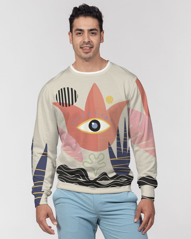 MN-AI6 Men's Classic French Terry Crewneck Pullover