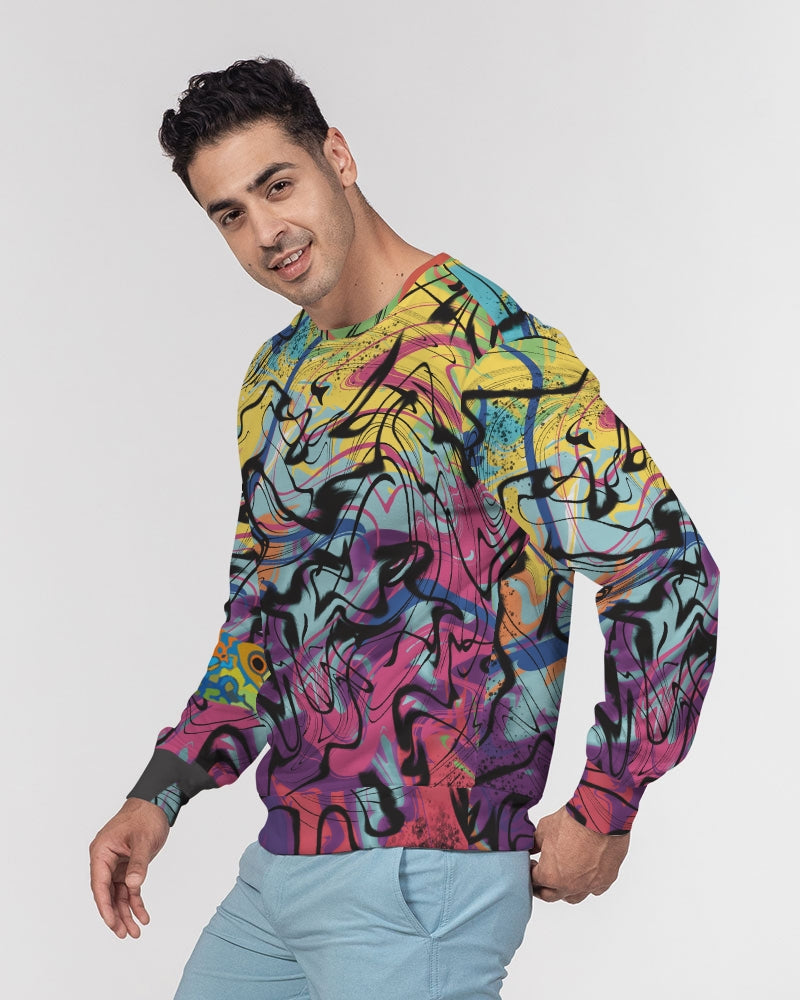 MN-AI2 Men's Classic French Terry Crewneck Pullover