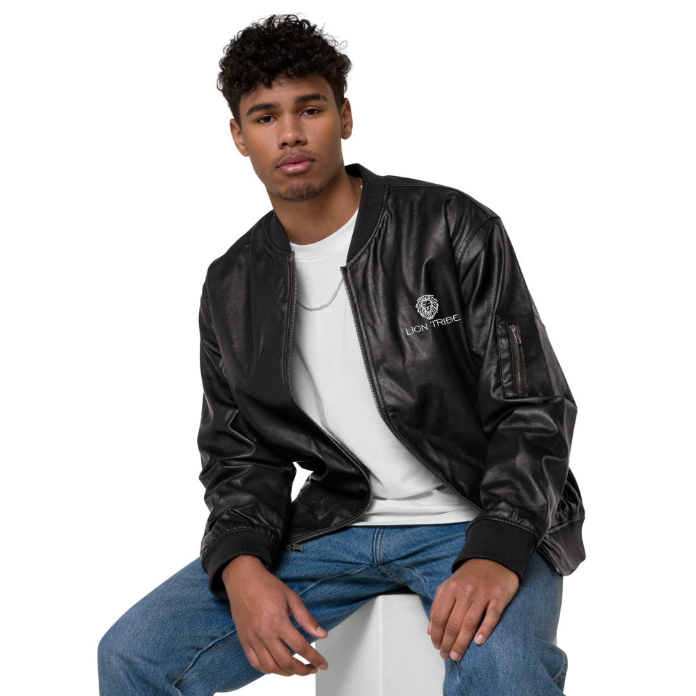 LTGC020 Leather Varsity Jacket