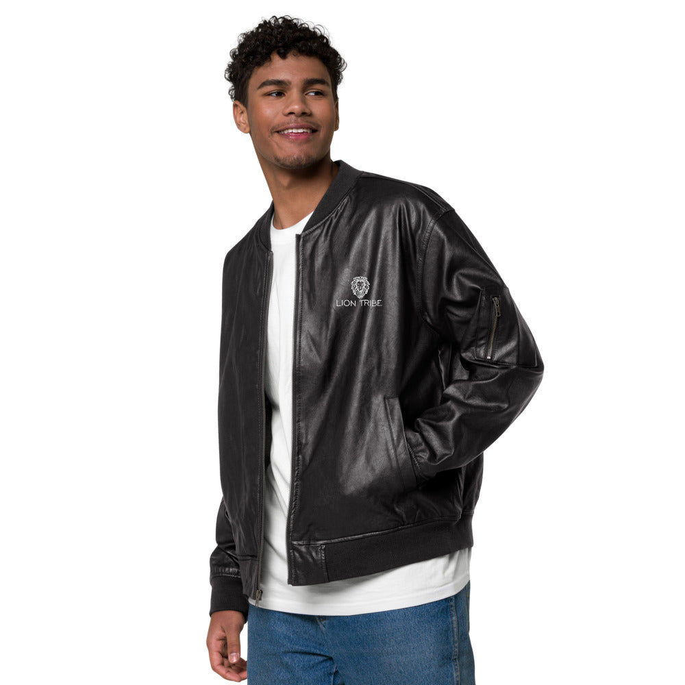 LTGC020 Leather Varsity Jacket