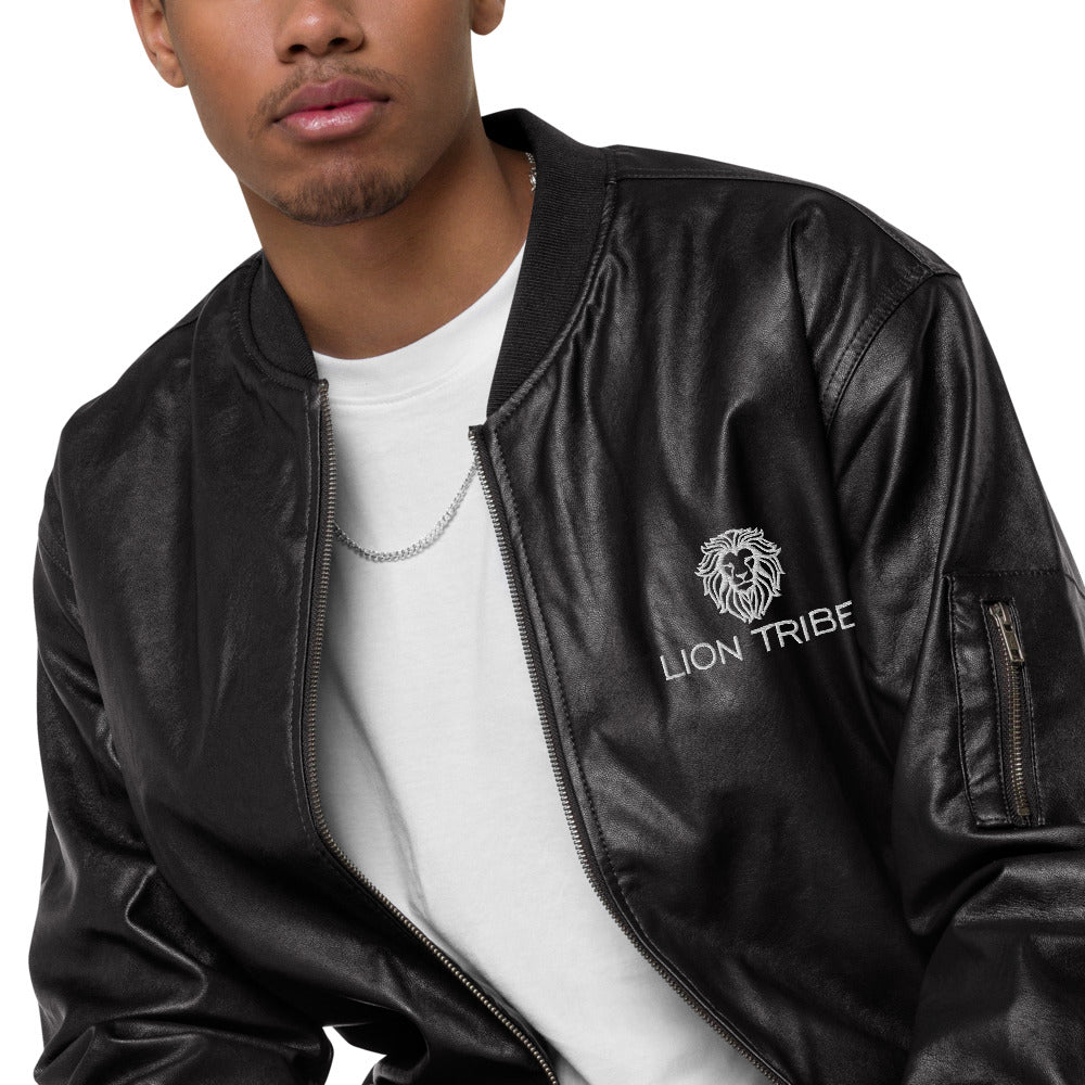 LTGC020 Leather Varsity Jacket