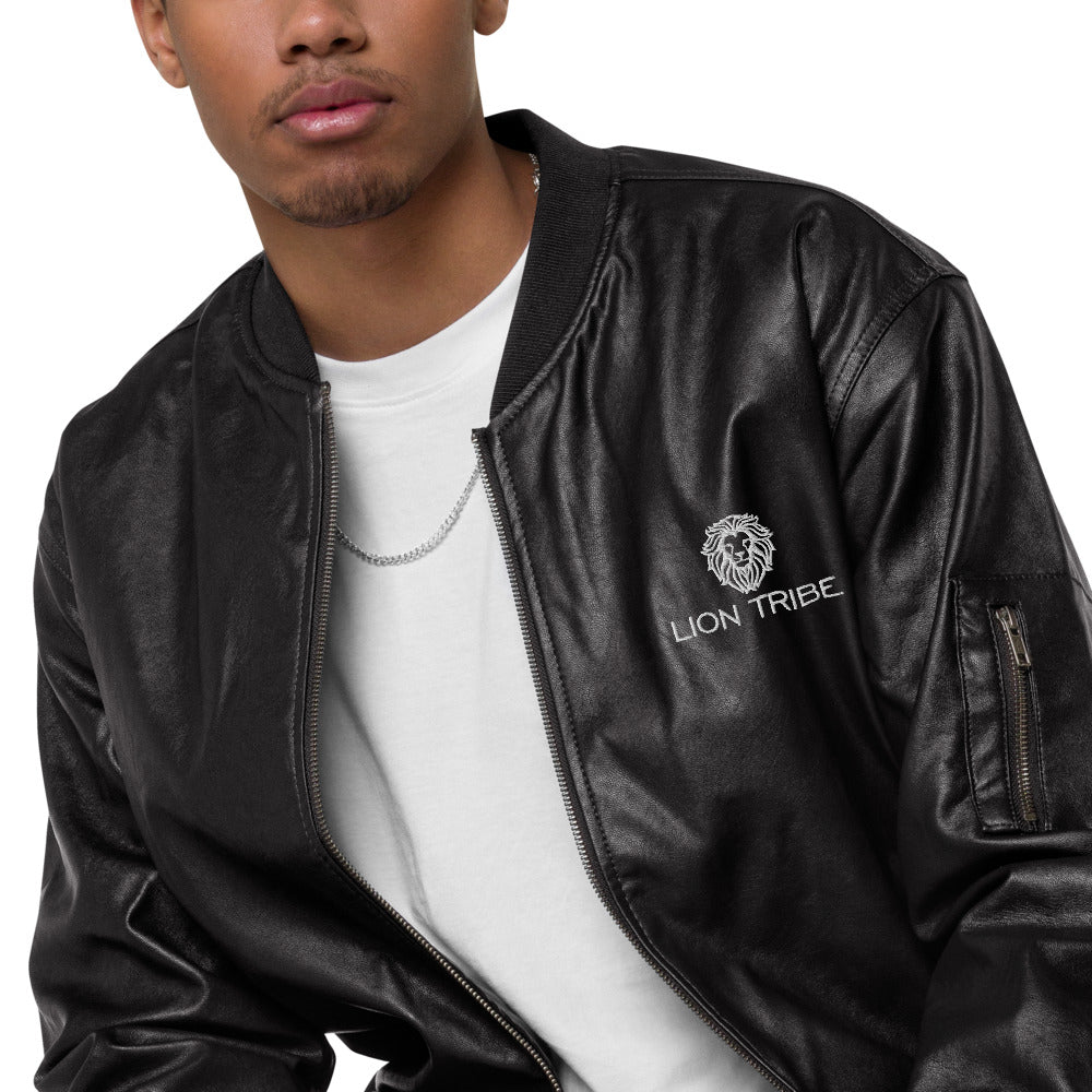 LTGC020 Leather Varsity Jacket