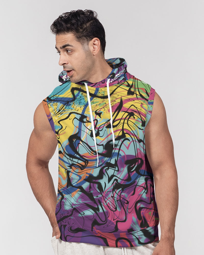 MN-AI2 Men's Premium Heavyweight Sleeveless Hoodie