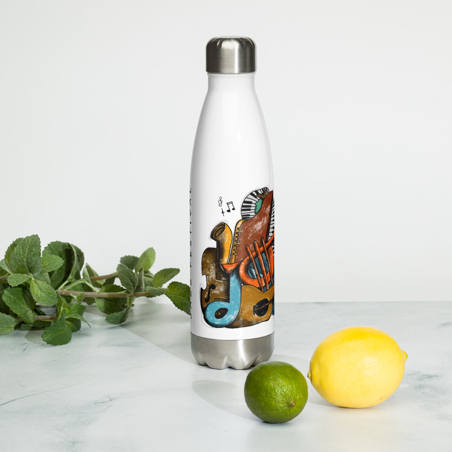 Aventura Jazz Festival - Stainless Steel Water Bottle